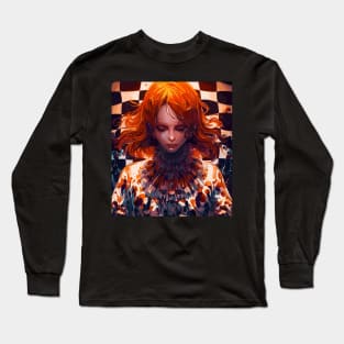 Anime girl chess master Long Sleeve T-Shirt